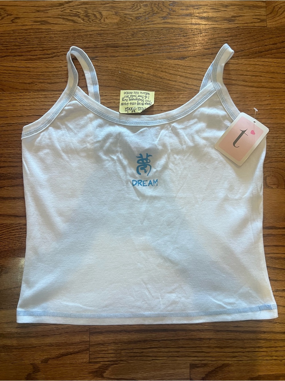 Dream Logo Light Blue Women's Scoop Tank